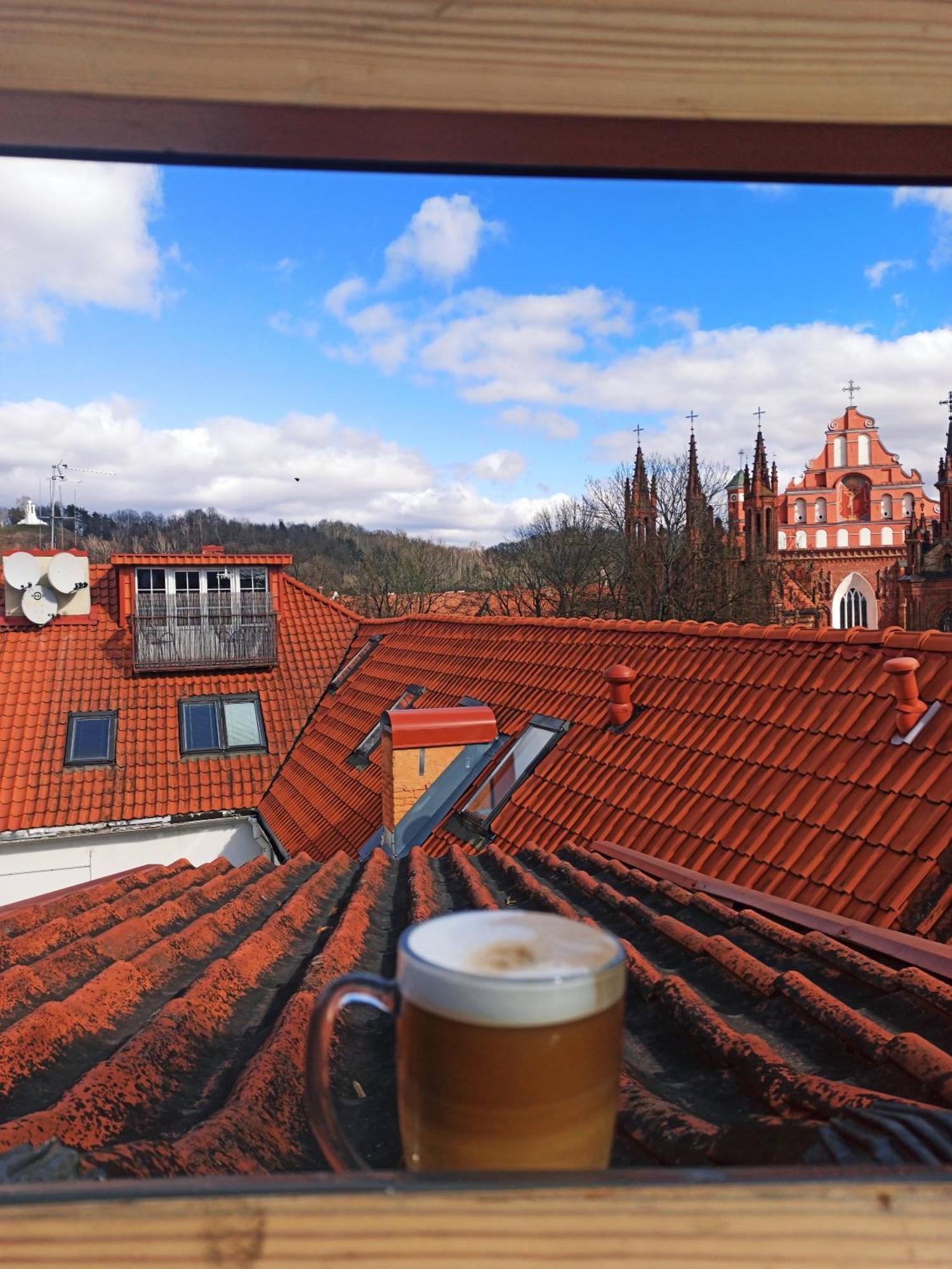 Private Sauna & 4 Bedrooms Old Town Rooftop Apartment VNO Extérieur photo
